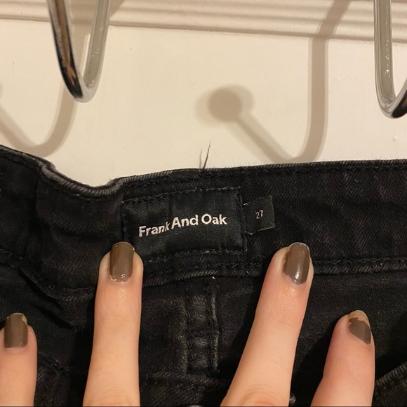 Frank and Oak black jeans - Picture 2 of 3
